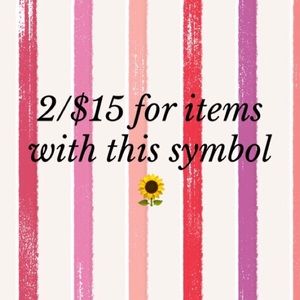 2/$15 sale for baby items!